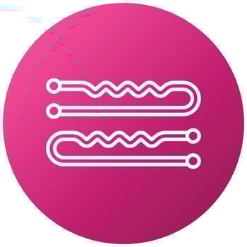 Hair Pin Icon Style vector