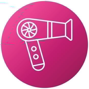 Hair Dryer Icon Style vector