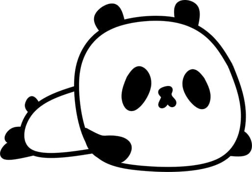 Cute Panda Collection vector