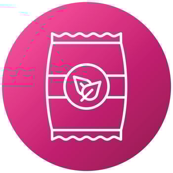 Seeds Bag Icon Style vector