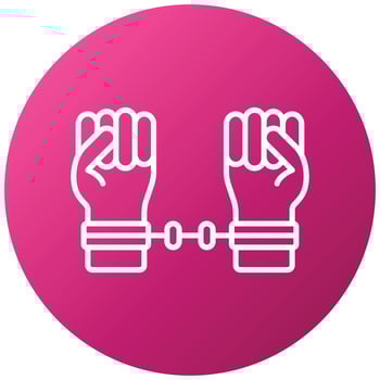 Prisioner Icon Style vector