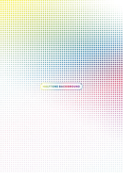 abstract background with a halftone vector