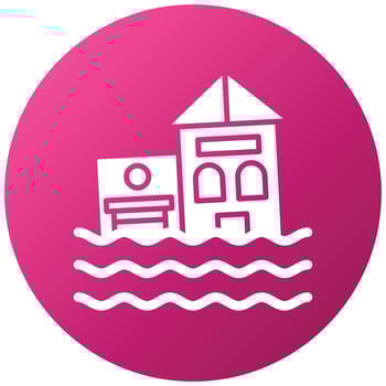 Flood Icon Style vector