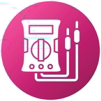 Voltmeter Icon Style vector