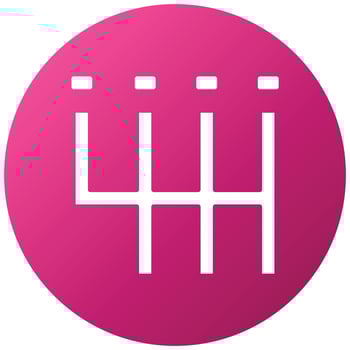 Gearshift Icon Style vector