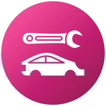 Car Body Repair Icon Style vector