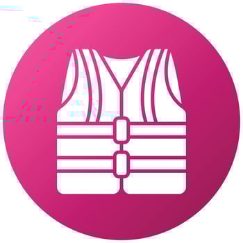 Labour Vest Icon Style vector