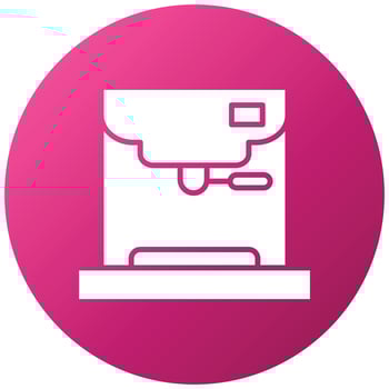 Coffee Maker Icon Style vector