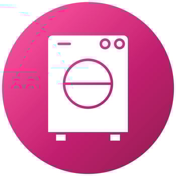 Washing Machine Icon Style vector