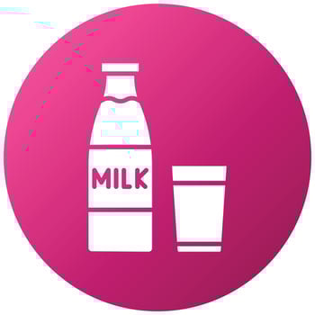 Milk Icon Style vector