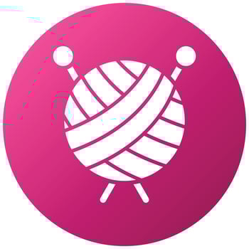 Knitting Icon Style vector