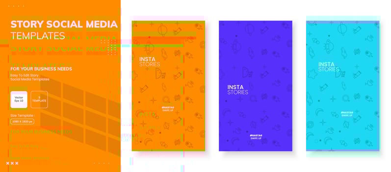 modern background.template story,abstract frames, full of colors, gradations, business, etc, eps 10 vector