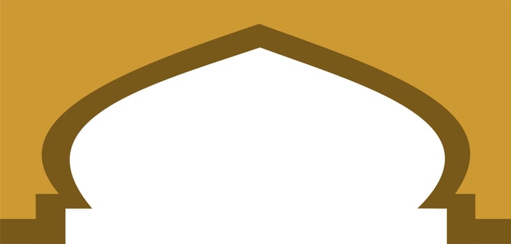 islamic border collection vector