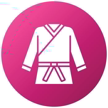 Martial Arts Icon Style vector