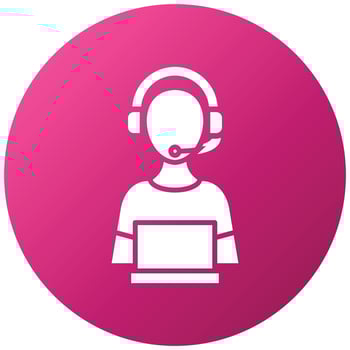 Customer Support Icon Style vector