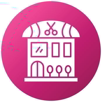 Saloon Icon Style vector