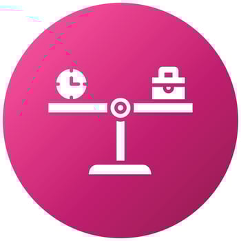 Balance Work Icon Style vector
