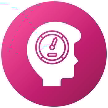 Mental Control Icon Style vector