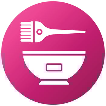 Hair Dye Icon Style vector