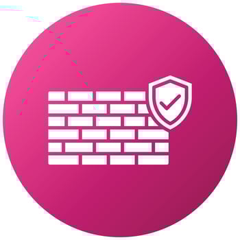 Firewall Icon Style vector