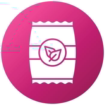 Seeds Bag Icon Style vector