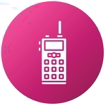 Walkie Talkie Icon Style vector