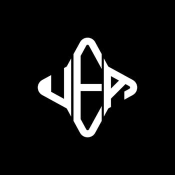 UEA letter logo creative design with vector graphic