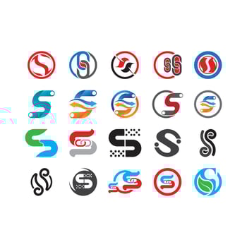 Business corporate S letter logo vector