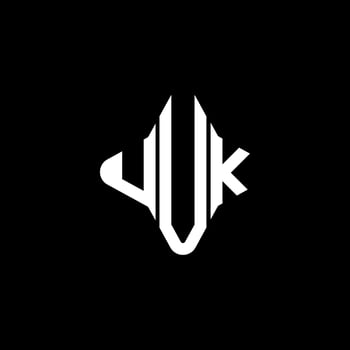 UUK letter logo creative design with vector graphic
