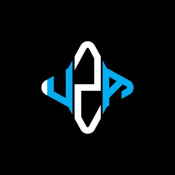 UZA letter logo creative design with vector graphic