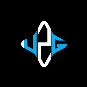 UZG letter logo creative design with vector graphic