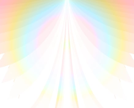 Hello futuristic rainbow light curve abstract background backdrop poster vector illustration