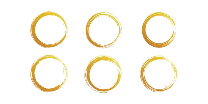 Golden brush vector with creative unique concept Premium Vector part 5