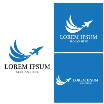 Travel agency logo vector template