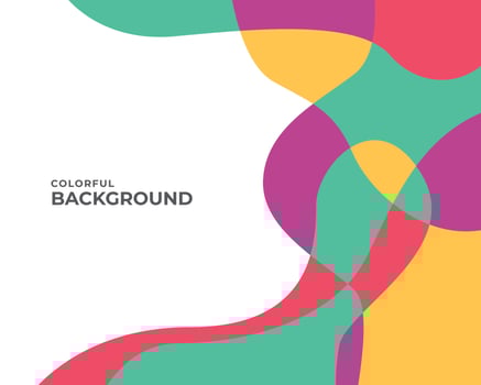 colorful geometric abstract vector background