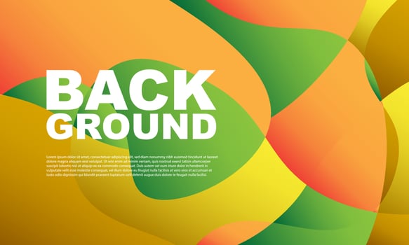 Abstract colorful liquid and curvy geometric background for banner. vector