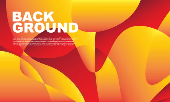 Abstract colorful liquid and curvy geometric background for banner. vector