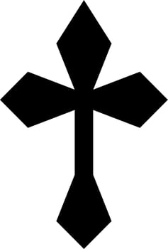 Black Cross Vector