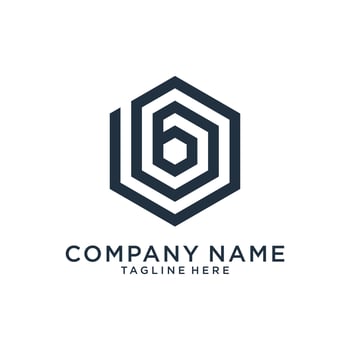 B or BB letter logo design vector. vector