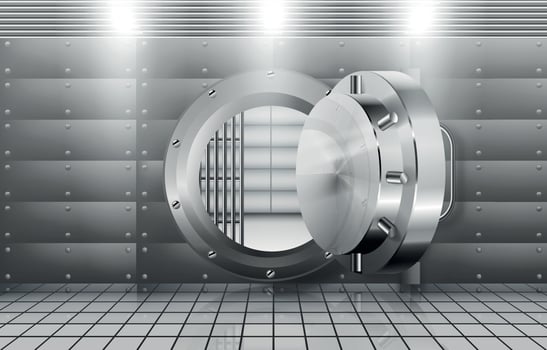 Bank Door Composition vector