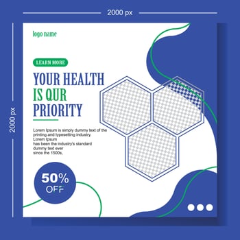 your health banner templates  free vector