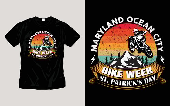 Bike week T shirt design vector