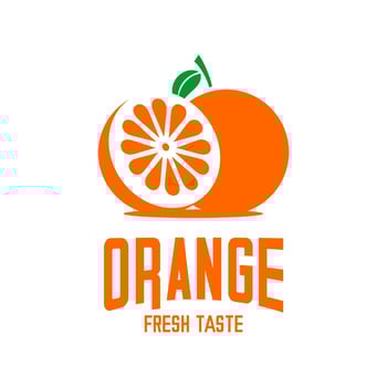 ORANGE FRUIT LOGO vector
