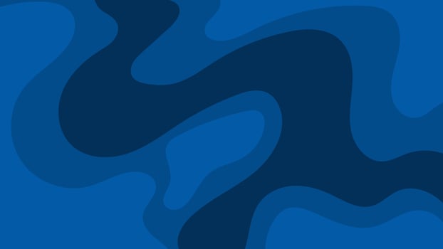 abstract modern blue swirl overlap, dynamic water wave flyer background vector