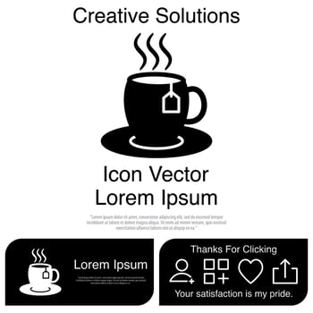 Tea Mug Icon EPS 10 vector