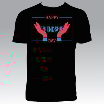 Friendship Tee Design vector
