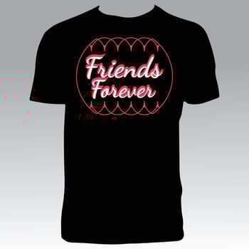 Friendship Tee Design vector