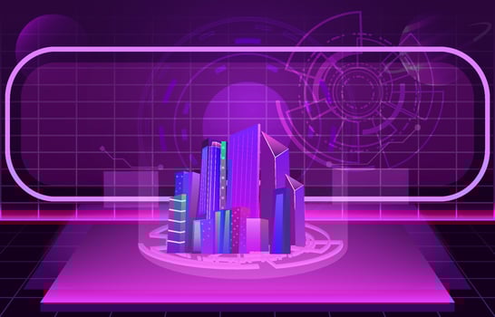 Virtual Universe Background vector