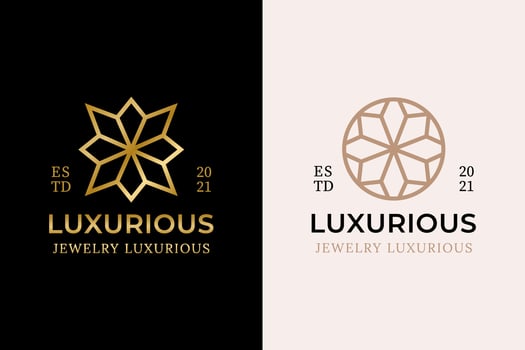 elegant abstract golden flower or floral line logo, can be used ornament, spa, botanical, beauty symbol vector