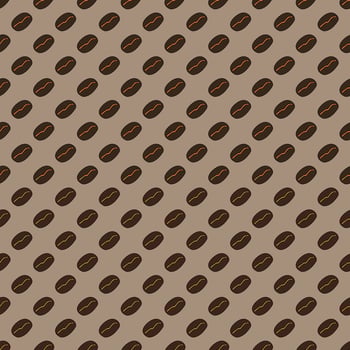 Vector seamless pattern. Modern stylish texture. coffee texture, seamless